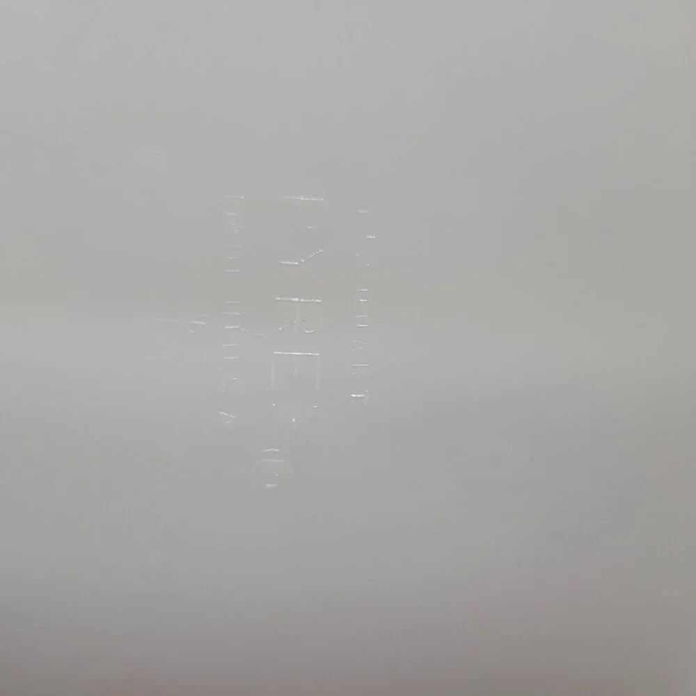 Vintage Pyrex Turquoise Snowflake Pattern 1.5 QT Divided Casserole Dish with Lid - Picture 5 of 5